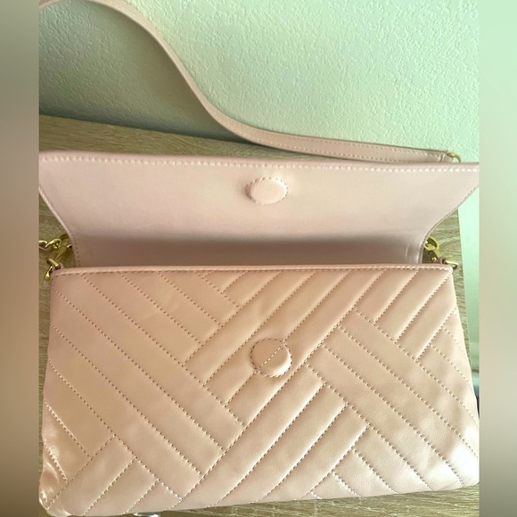 Tory Burch Fleming Convertible Shoulder Soft Pink Bag - Picture 3 of 11